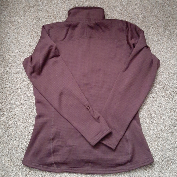 PATAGONIA R1 REGULATOR FLEECE HALF ZIP PULLOVER BROWN M MEDIUM WAFFLE POLARTEC - Picture 8 of 10